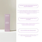 DERMABOOST ajustable - 140 pointes Microneedle dermapen